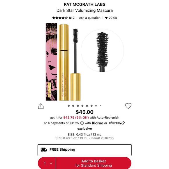 Pat McGrathlabs: Dark Star Mascara - Xtreme Black - Picture 3 of 3